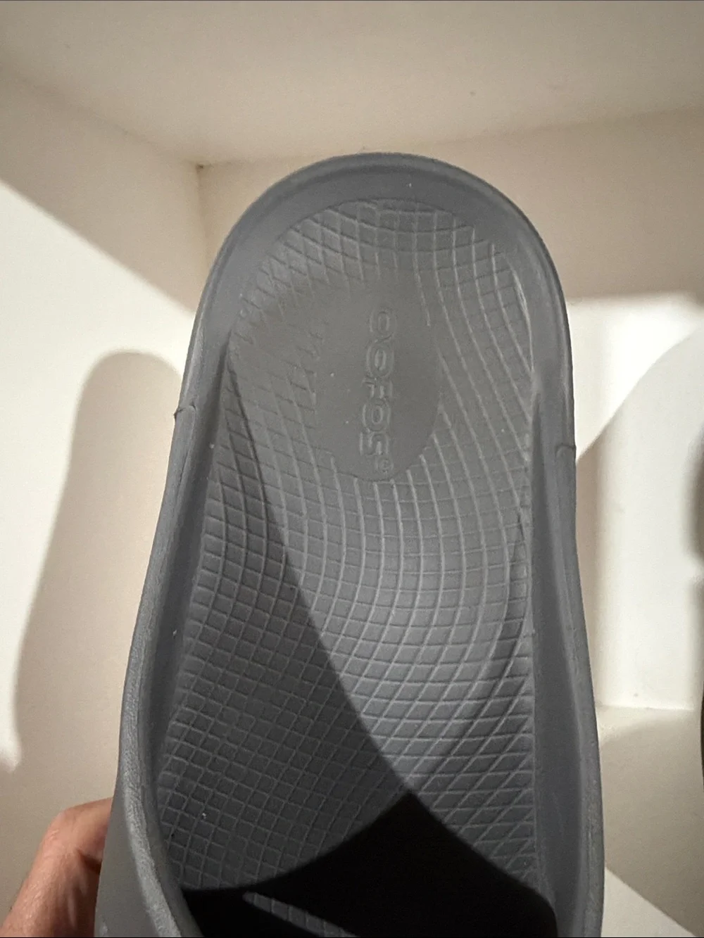 Oofos Ooahh Recovery Slides Grey Men’s Size 10 Women’s 11